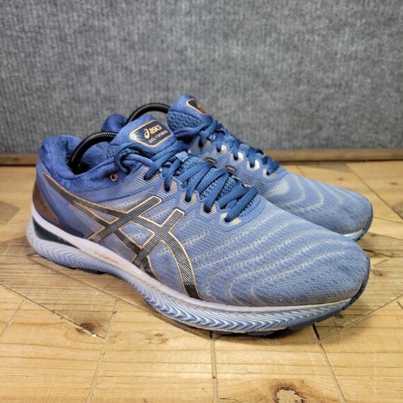 ASICS GEL-Nimbus 22 Men's Size 11 Glacier Grey/Graphite Grey Shoes 1011A680 - Picture 1 of 12